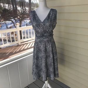 Faux wrap dress